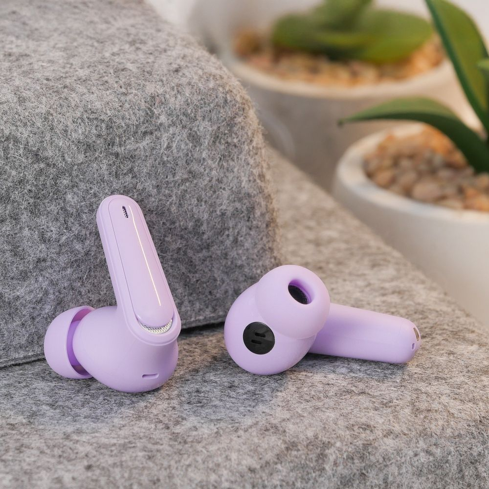 Căști wireless Hoco EQ23 TWS Bluetooth, mov – sunet clar și design modern [5]
