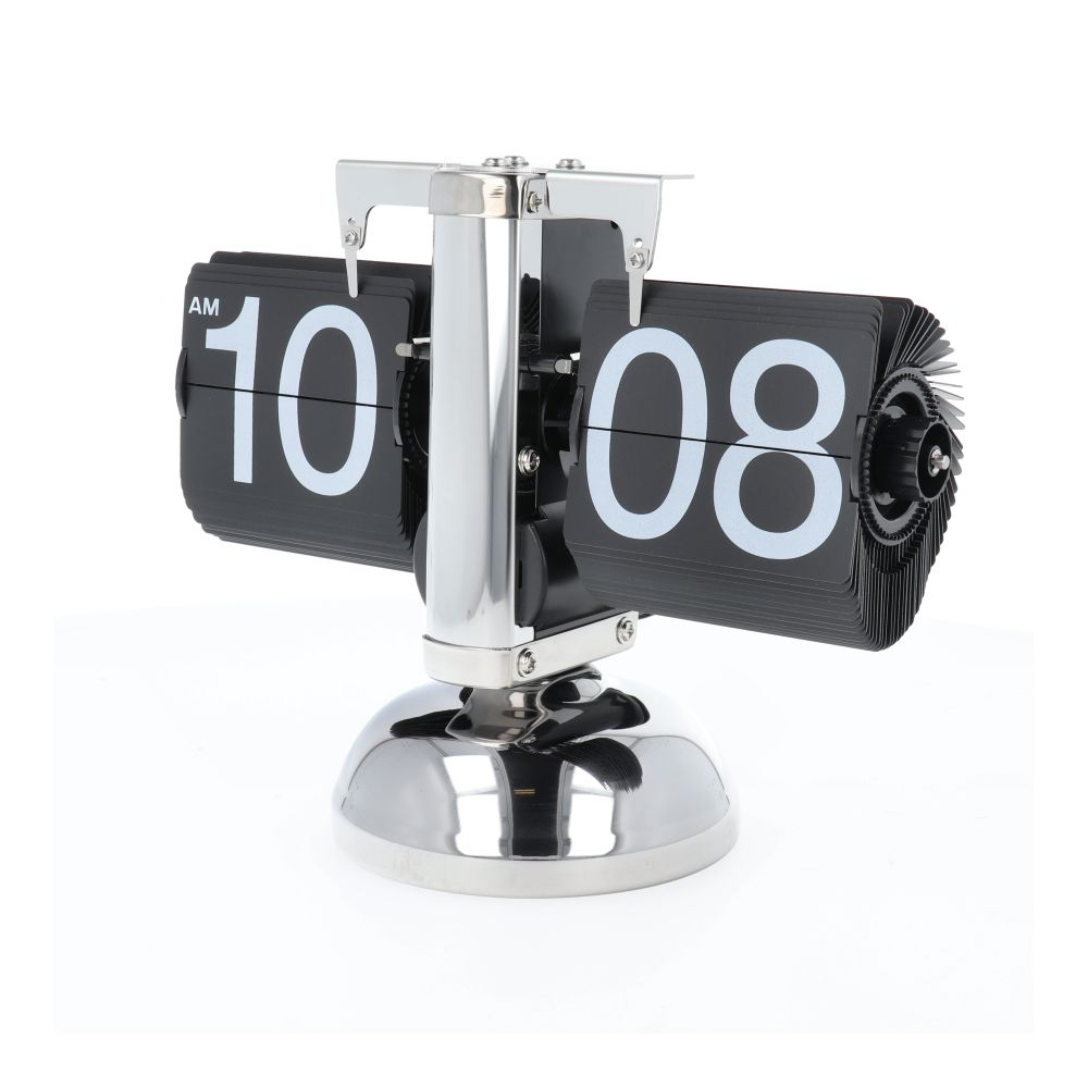 Ceas Electronic de Birou Argintiu HY-F001 – Stil Modern și Funcționalitate [2]