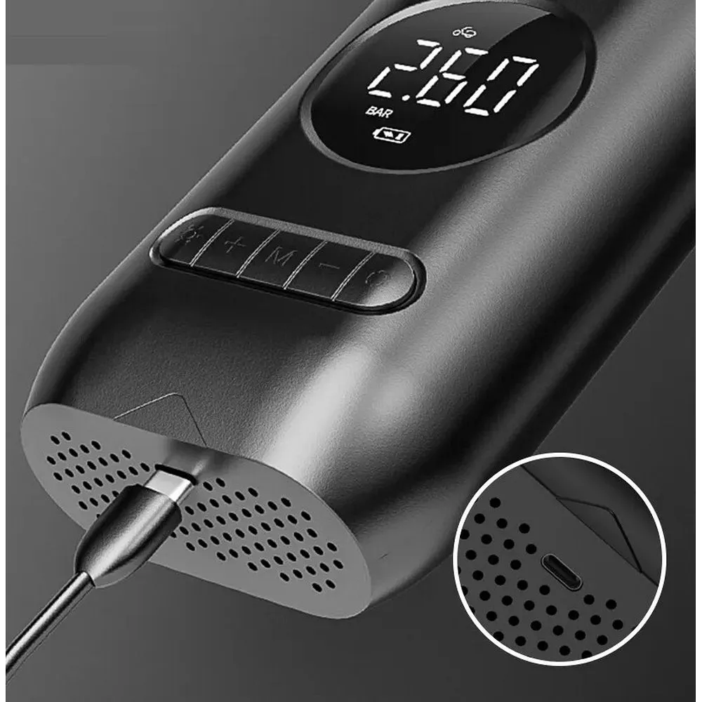 Compresor Electric Mini Wireless RC-K, Negru [5]