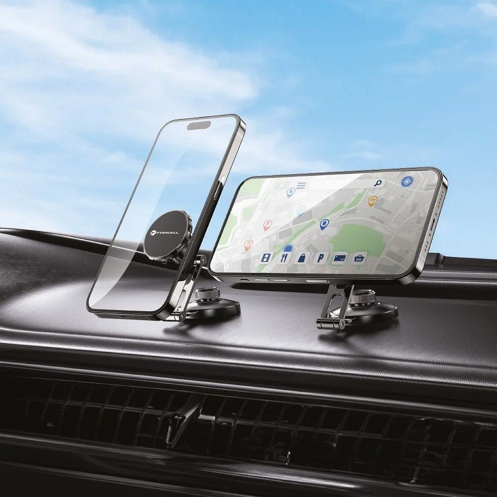Forcell Suport Auto Magnetic F-Grip IronSecure pentru Parbriz și Bord, Negru [5]