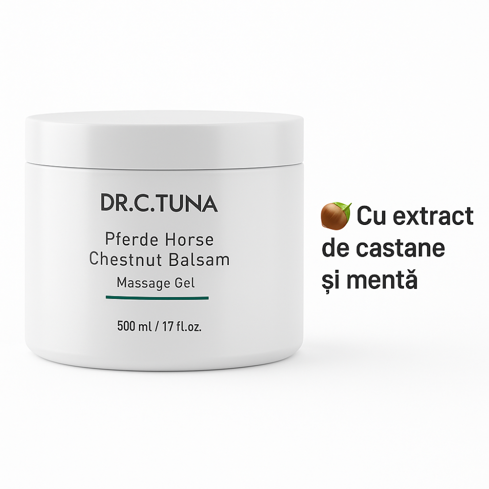Gel de Masaj cu Castane Dr. C. Tuna – Relaxare și îngrijire intensivă, 500 ml [3]