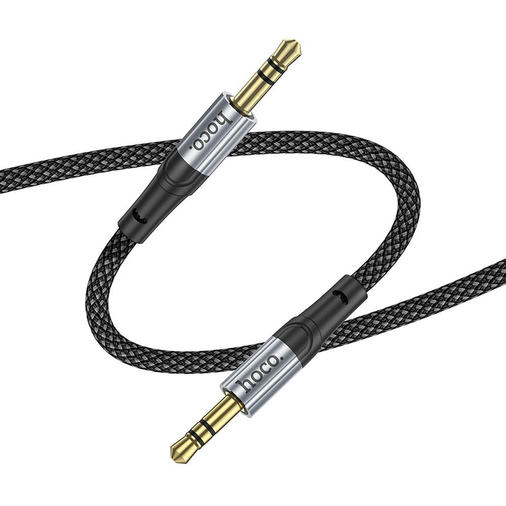 Hoco Cablu AUX Jack 3.5mm la Jack 3.5mm UPA26, 1m, Negru [4]