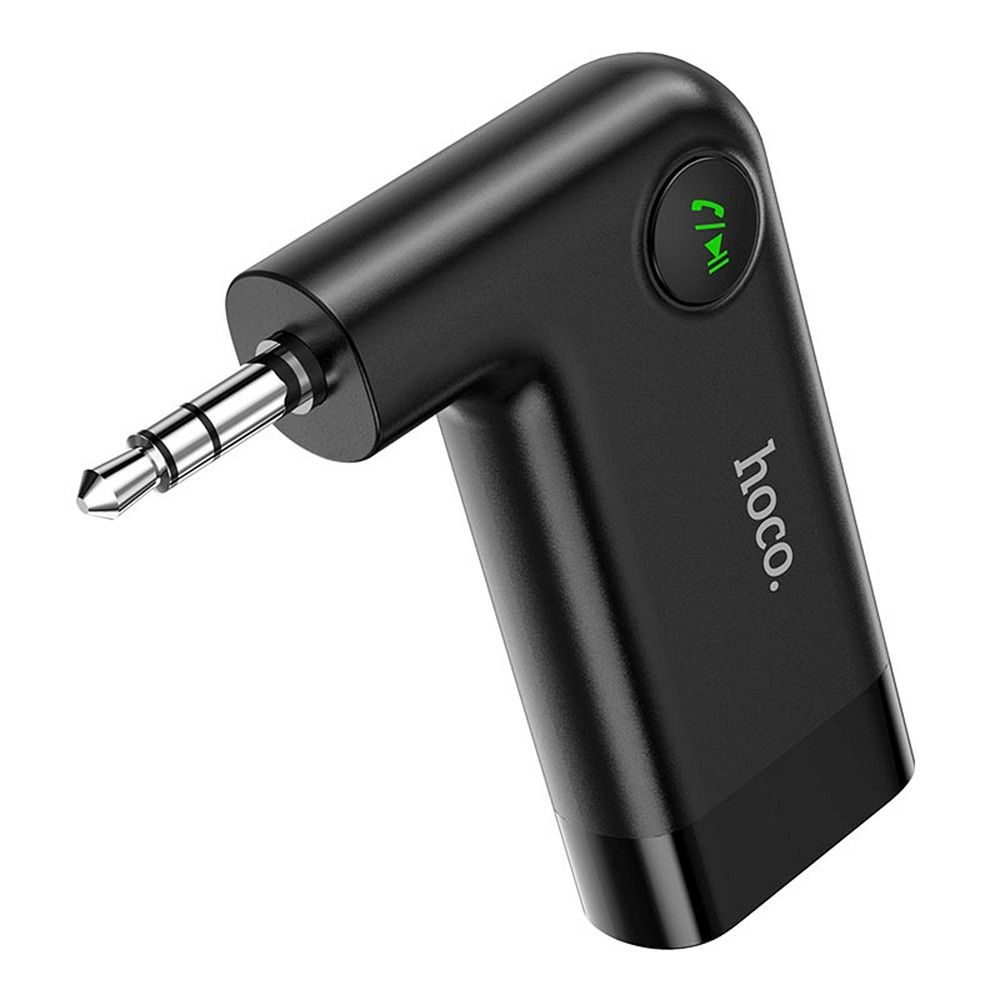 Hoco E53 – Adaptor auto Bluetooth AUX wireless, negru [1]