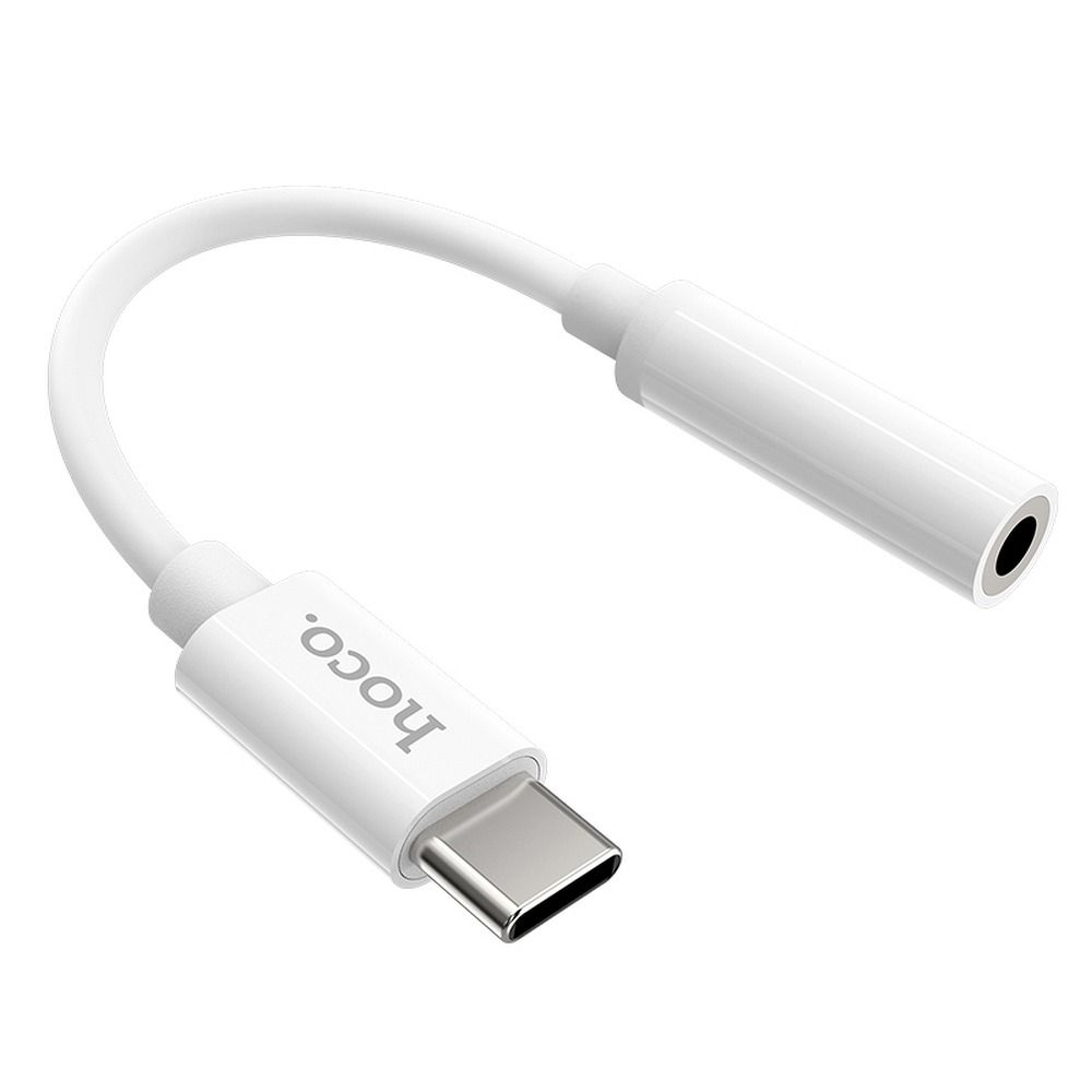 Hoco LS30 White - Adaptor Type-C la Jack 3.5mm pentru Căști [1]