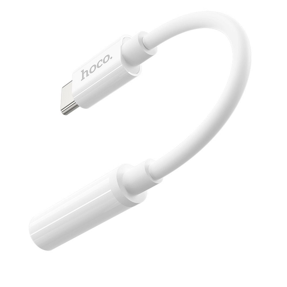 Hoco LS30 White - Adaptor Type-C la Jack 3.5mm pentru Căști [4]