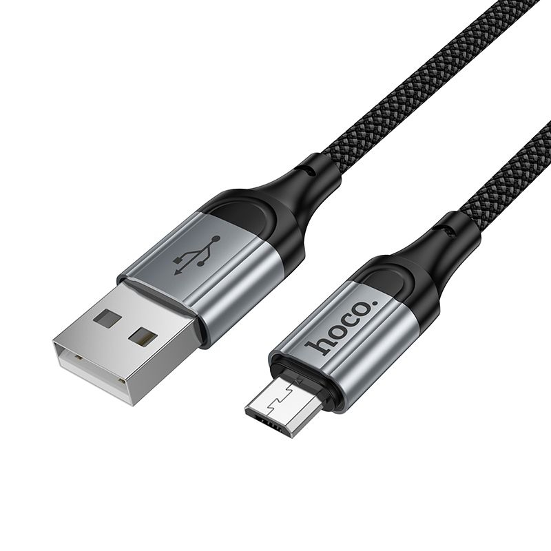 Hoco X121 – Cablu USB-A la Micro USB, 2.4A, 1.5 m, negru [2]