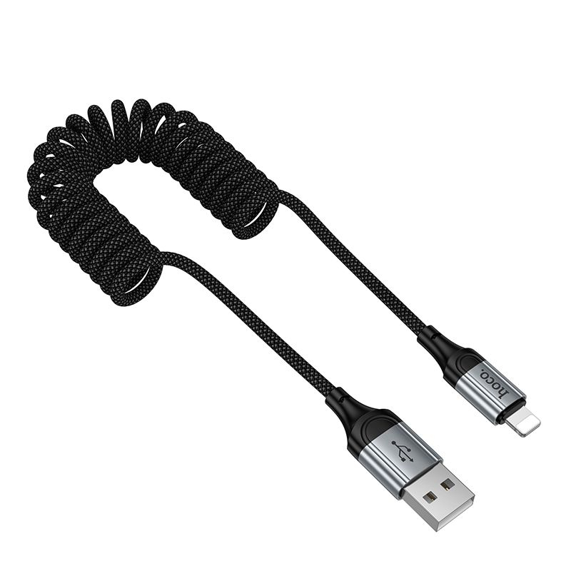 Hoco X121 – Cablu USB-C la Lightning PD 27W, 1.5 m, negru [2]