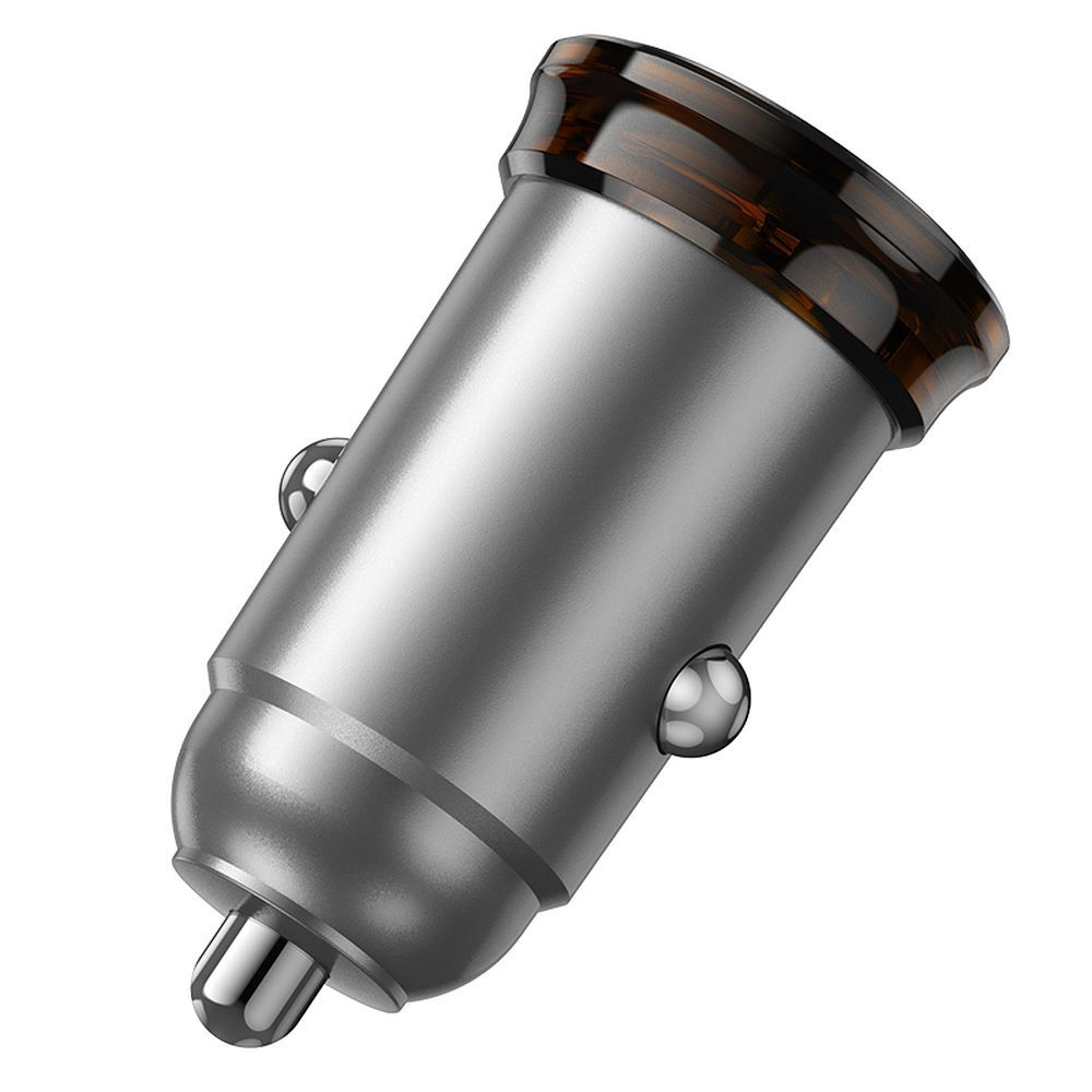 Incarcator Auto Hoco NZ16 USB-C 30W Fast Charge PD QC Metal Gray [4]