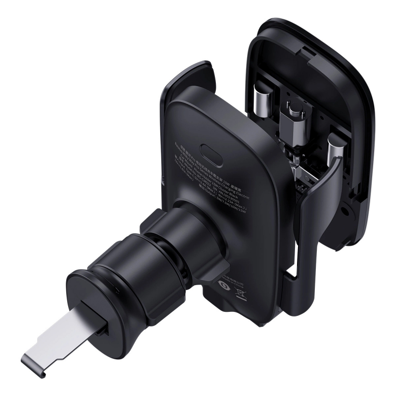 Încărcător auto wireless Baseus Milky Way Pro Series 15W, 1.67A, negru – C40357000111-00 [4]
