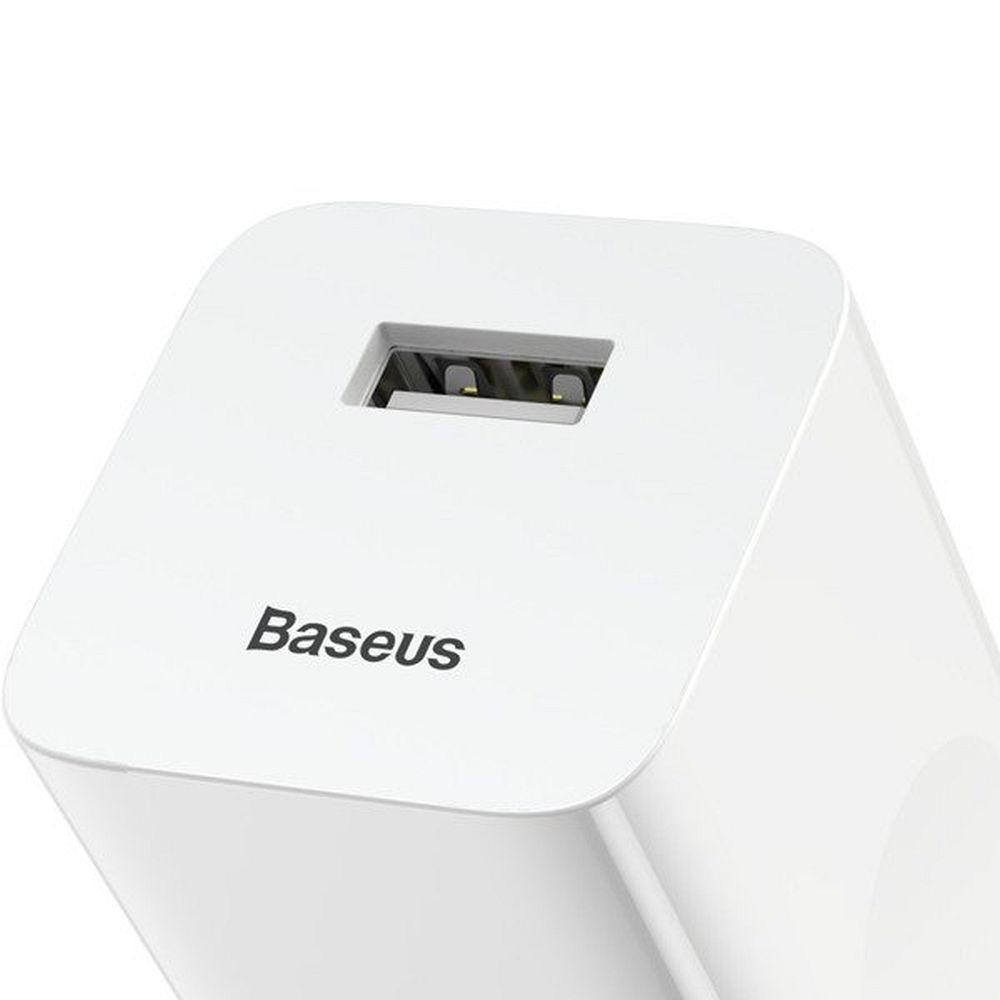 Încărcător Baseus QC 3.0 USB-A 24W CCALL-BX02, Alb – Încărcare Rapidă și Fiabilă [2]
