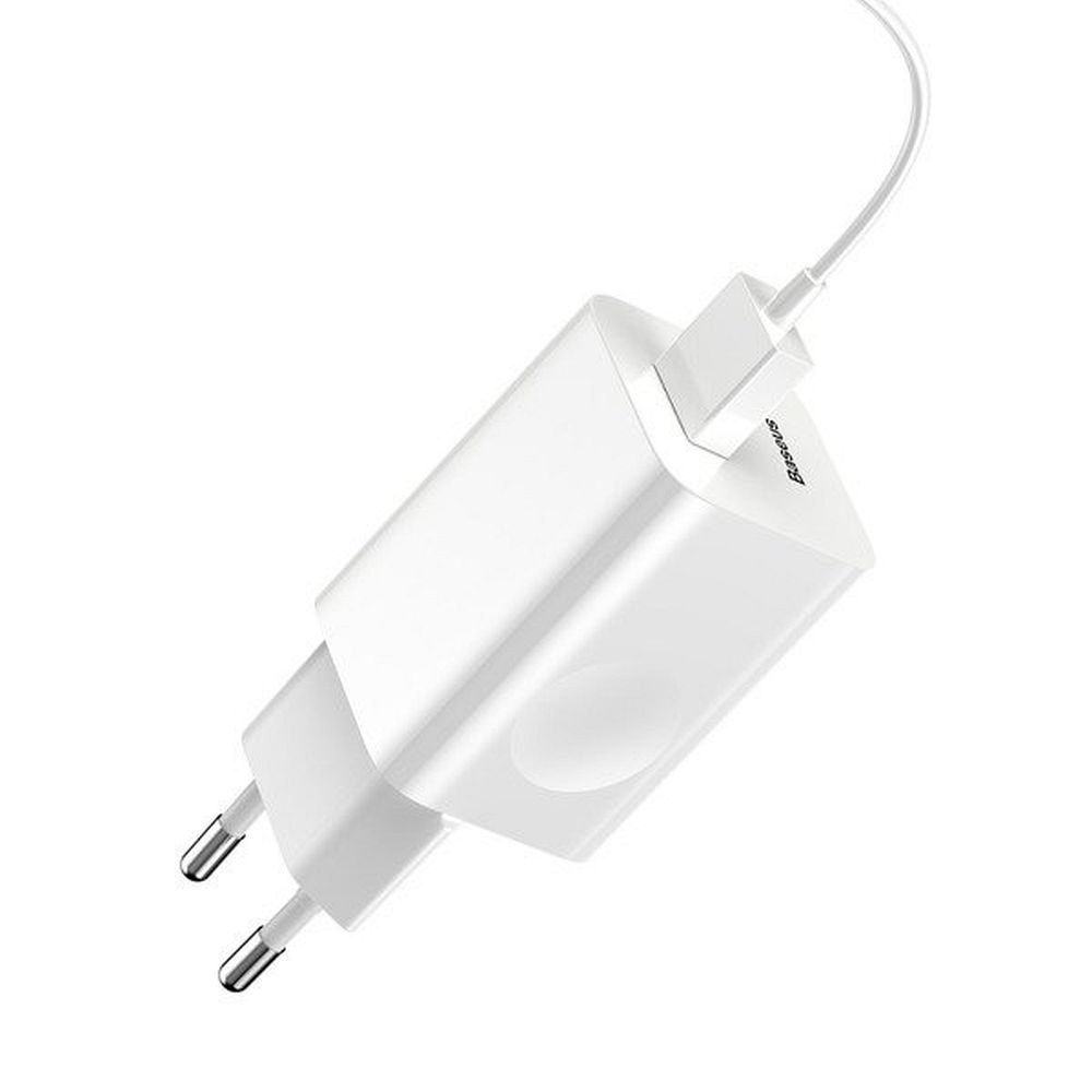 Încărcător Baseus QC 3.0 USB-A 24W CCALL-BX02, Alb – Încărcare Rapidă și Fiabilă [3]