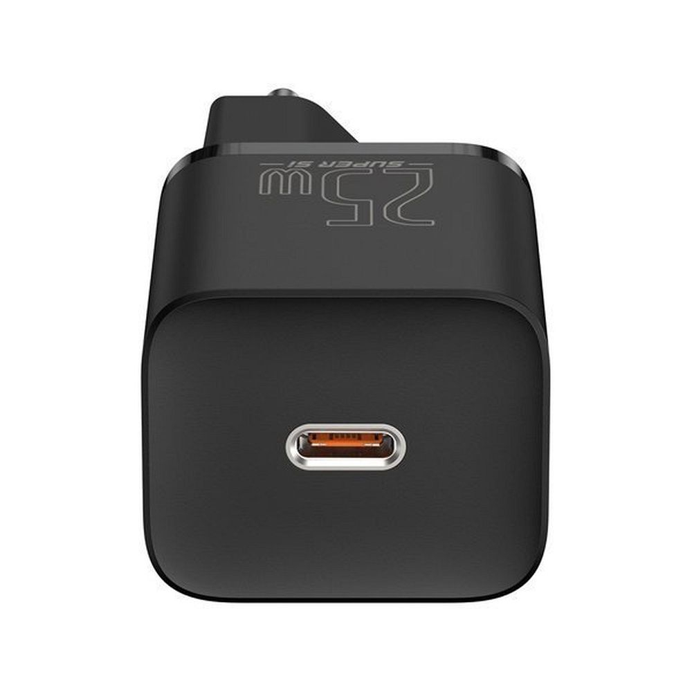 Încărcător Baseus Type-C + Cablu Type-C la Type-C, PD QC3.0, 3A, 25W, TZCCSUP-L01, Negru [6]