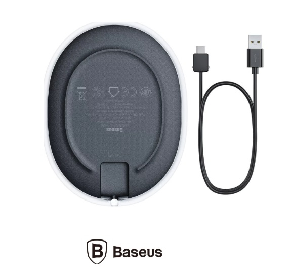 Încărcător wireless cu inducție Baseus Jelly 15W, negru [3]