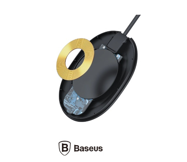 Încărcător wireless cu inducție Baseus Jelly 15W, negru [4]