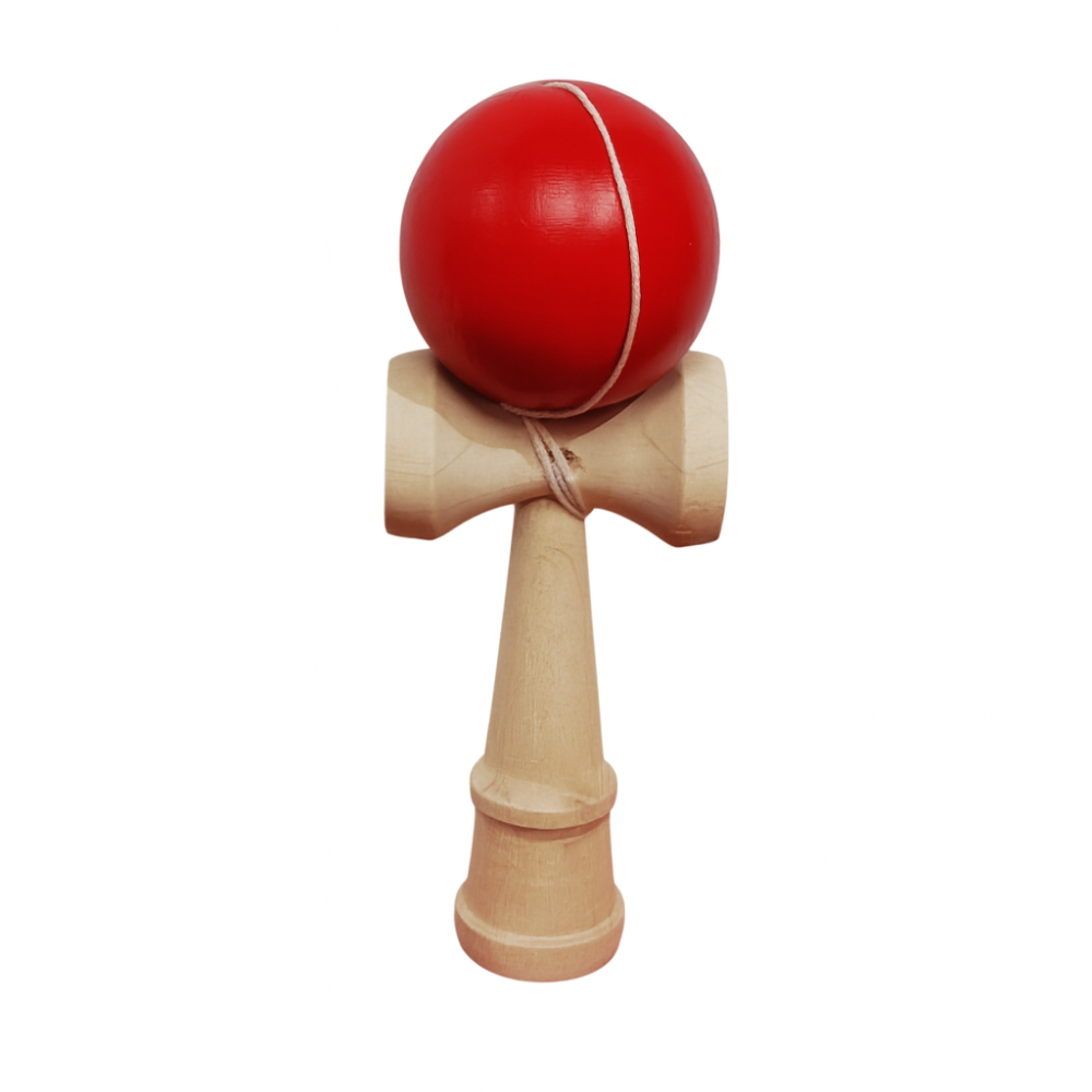 Kendama din Lemn Natural – Joc de Îndemânare pentru Copii şi Adulţi [1]