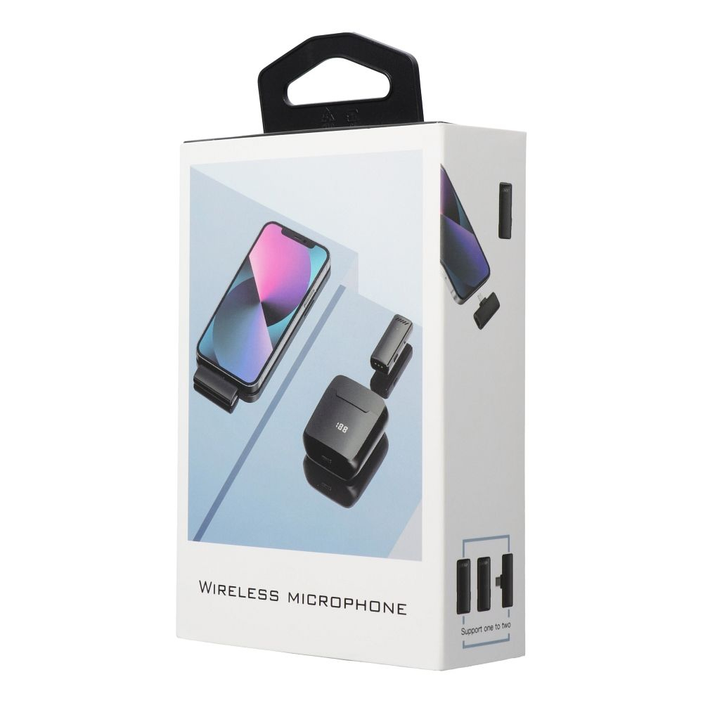 Microfon lavalier wireless pentru tip C cu carcasă de încărcare S11 [9]