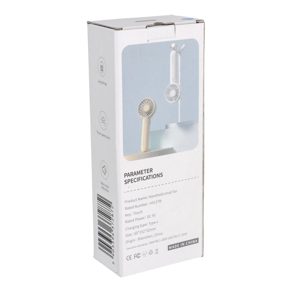 Mini Ventilator Portabil HX-137B,Alb [6]