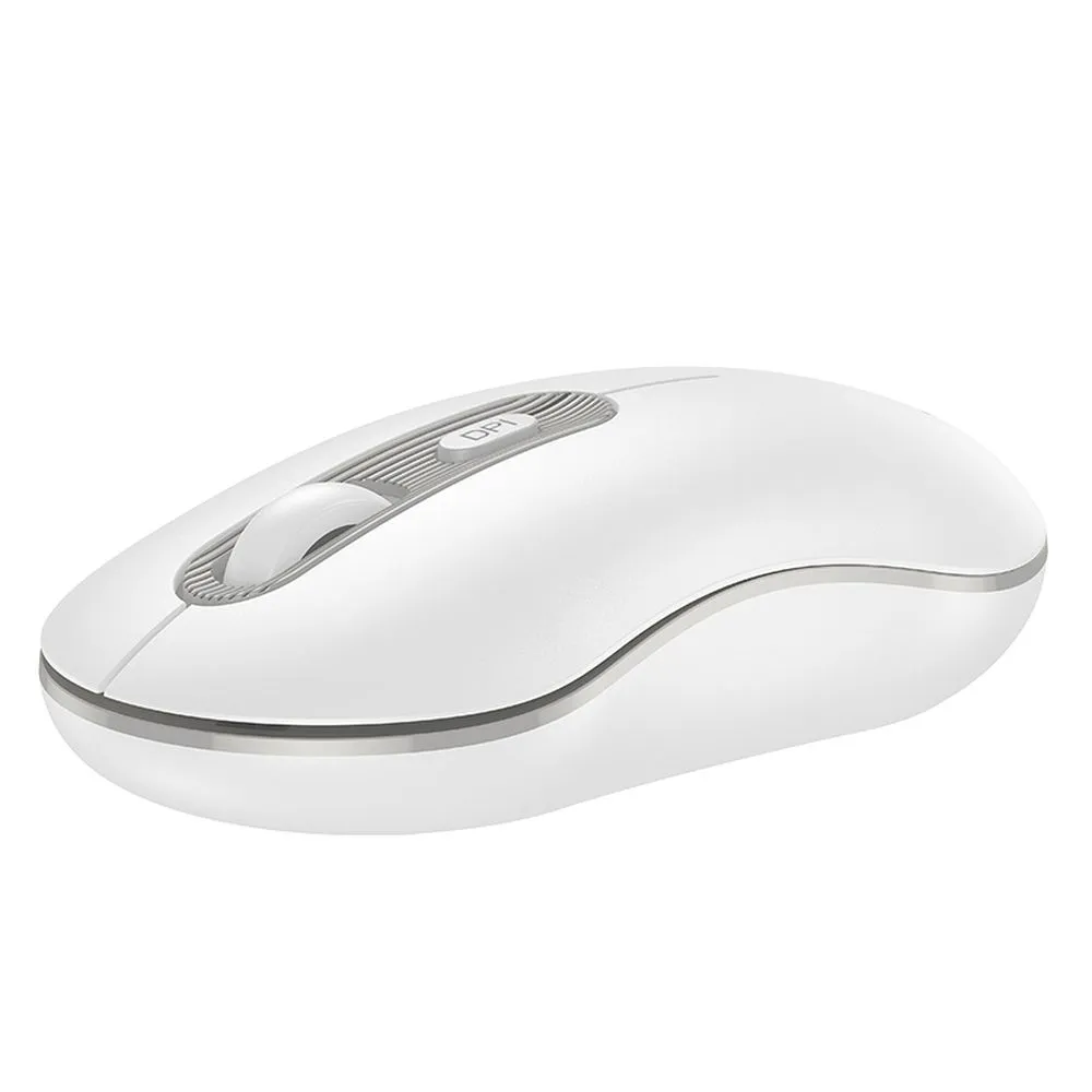Mouse de computer wireless HOCO 2,4G 1600 dpi GM21 alb [2]