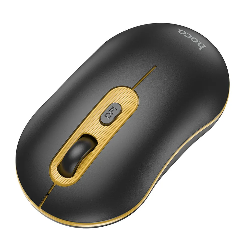 Mouse de computer wireless HOCO 2,4G 1600 dpi GM21 negru [2]