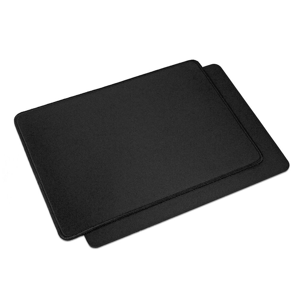 Mouse Pad 350x250x3mm, Finisaj Negru, Cusături Negru [3]