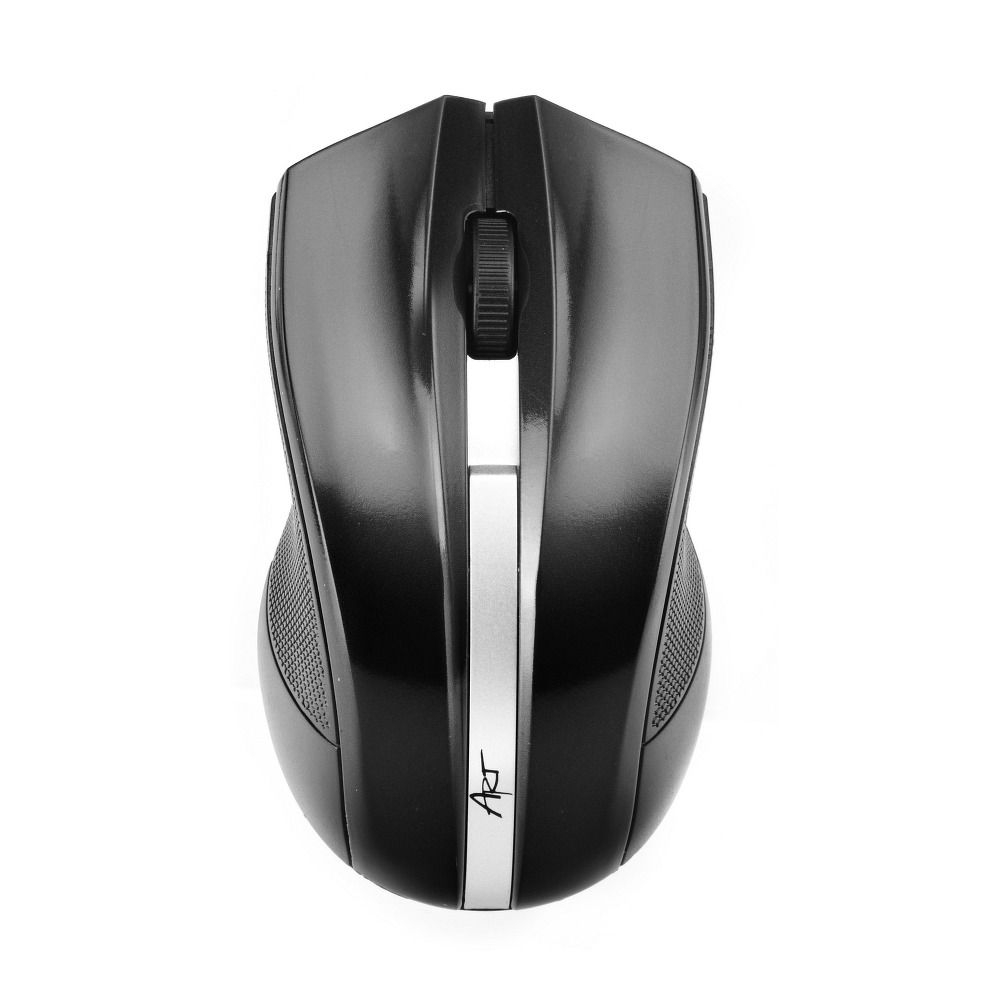 Mouse Wireless ART AM-97, 2.4G, 1000 DPI, Negru [2]