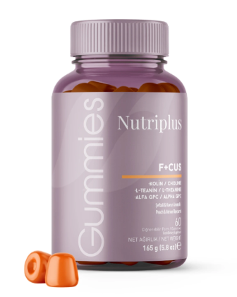 Nutriplus Focus Gummy – Supliment pentru concentrare și energie mentală (60 capsule gumate) [1]