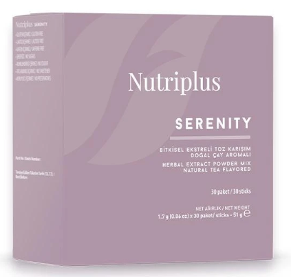 Nutriplus Serenity Earl Grey – Ceai instant relaxant, 30 plicuri [1]