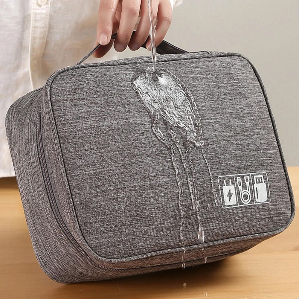 Organizator de Călătorie cu Compartimente și Mâner RK-1080, Gri [6]