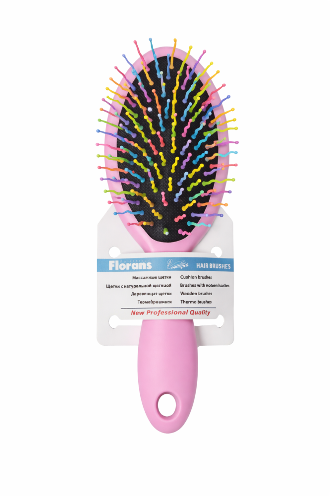 Perie de Păr 23 cm – Peri Flexibili Multicolori, Descurcare Ușoară [2]