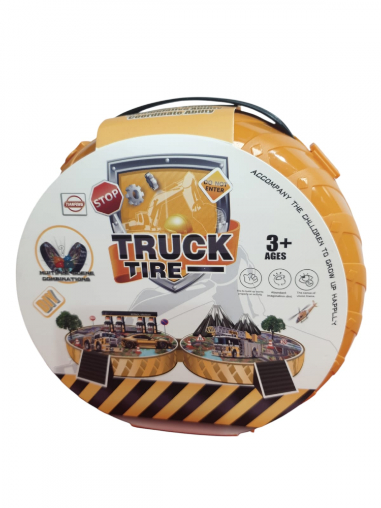 Pistă Mașini Anvelopă – Distracție fără Limite pentru Copii 3+  [1]