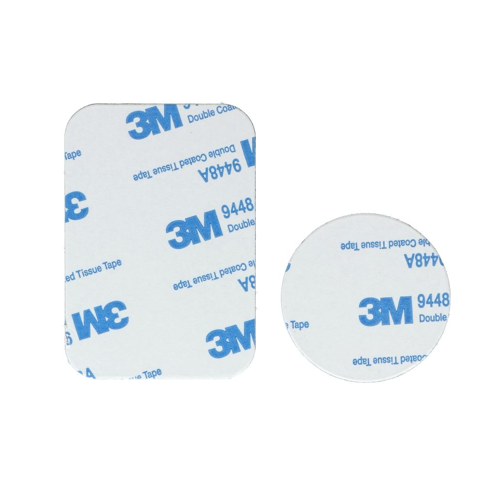 Placute Metalice Negru-Argintiu pentru Suport Magnetic Auto [2]