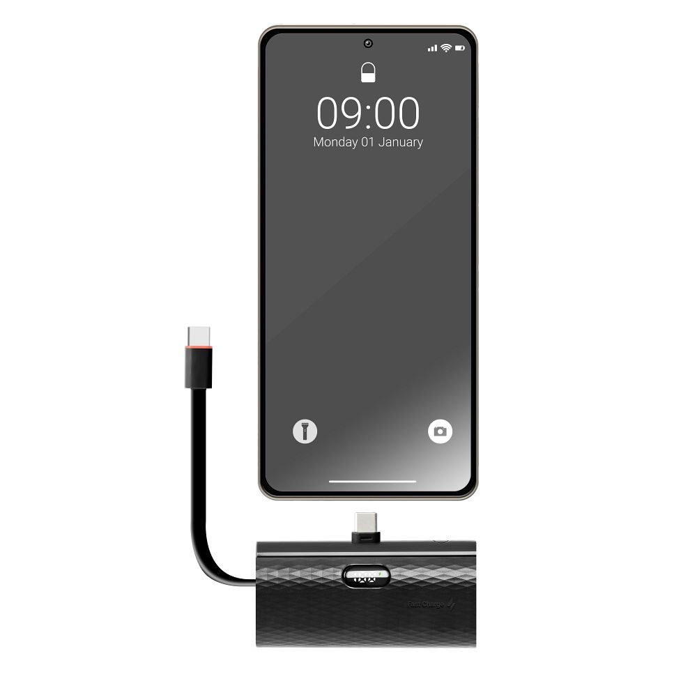 Powerbank Forcell F Energy 5000mAh, Type-C PD 20W, Negru [6]