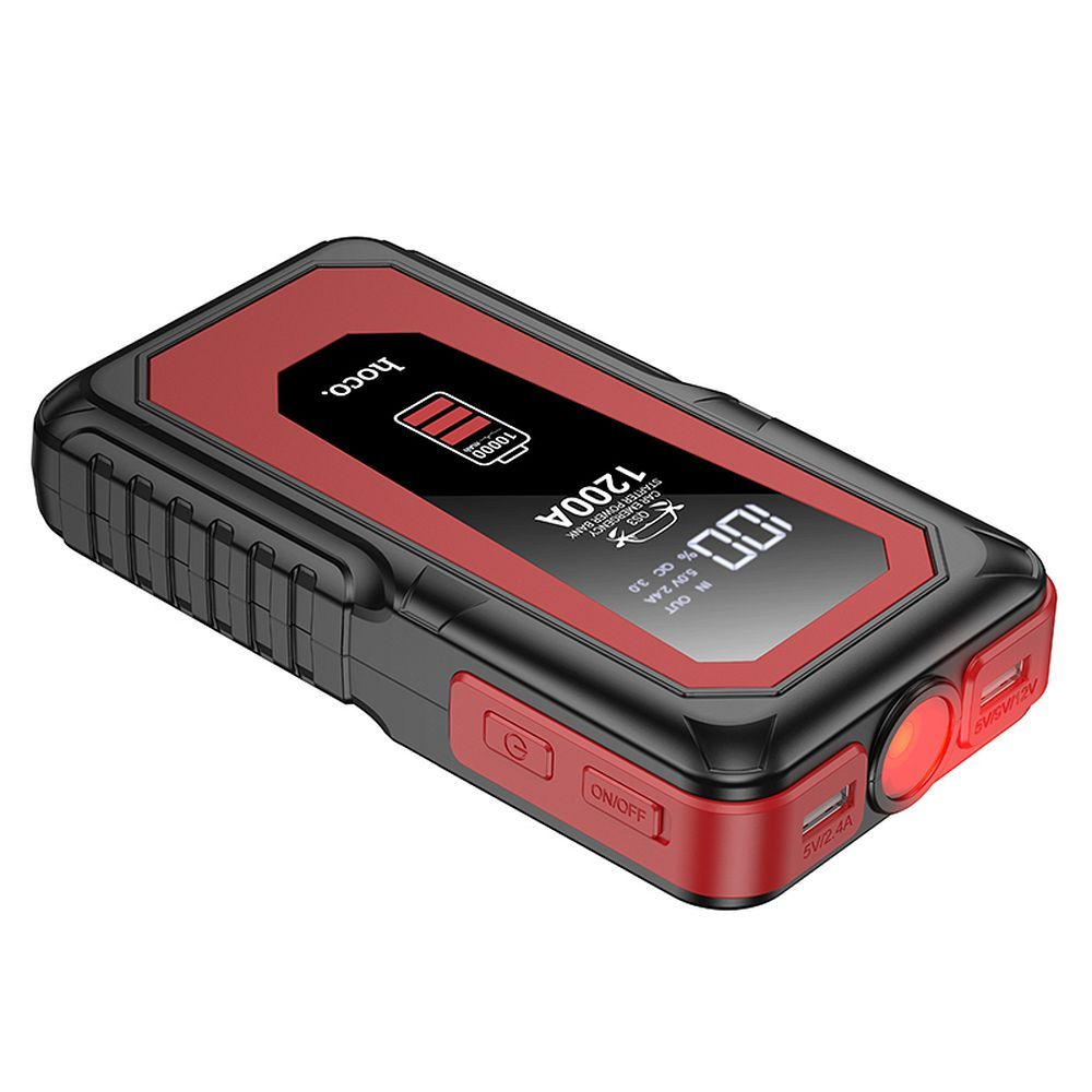 Powerbank Hoco 10000mAh cu Starter de Urgență pentru Mașină, 2.4A, 18W, Negru - QS3 [5]