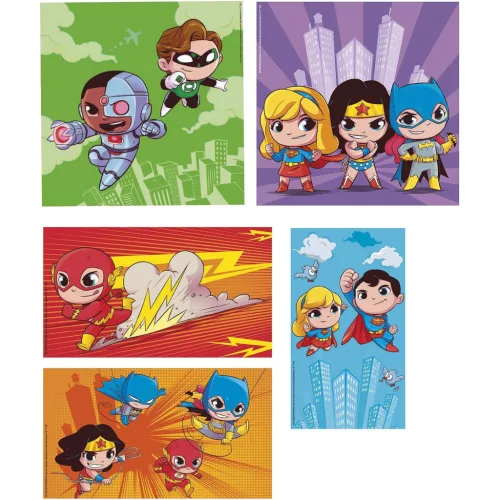 Puzzle DC Super Hero 10 în 1 Clementoni – Liga Dreptății, Joc Educativ pentru Copii [3]