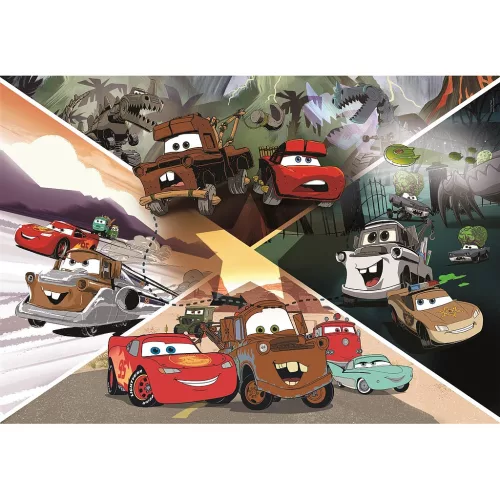 Puzzle Disney Cars 104 Piese , Maxi, Clementoni, 62x42 cm [2]