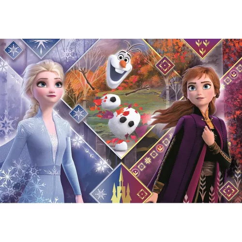 Puzzle Disney Frozen, Regatul de Gheata,  Maxi Clementoni, 104 Piese, SuperColor, 62x42 cm [2]