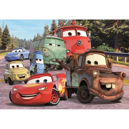 Puzzle Maxi - Disney Cars, 24 Piese, 62x42 cm, SuperColor [2]