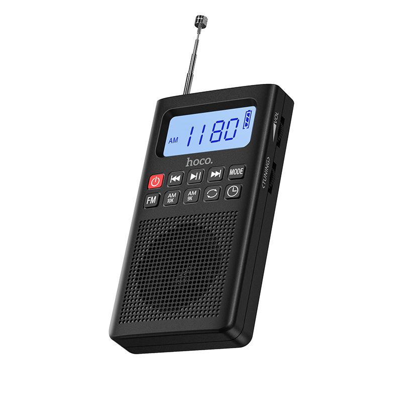 Radio Portabil Hoco HI51 Bluetooth FM/AM MP3 Negru – Boxa Compacta [3]