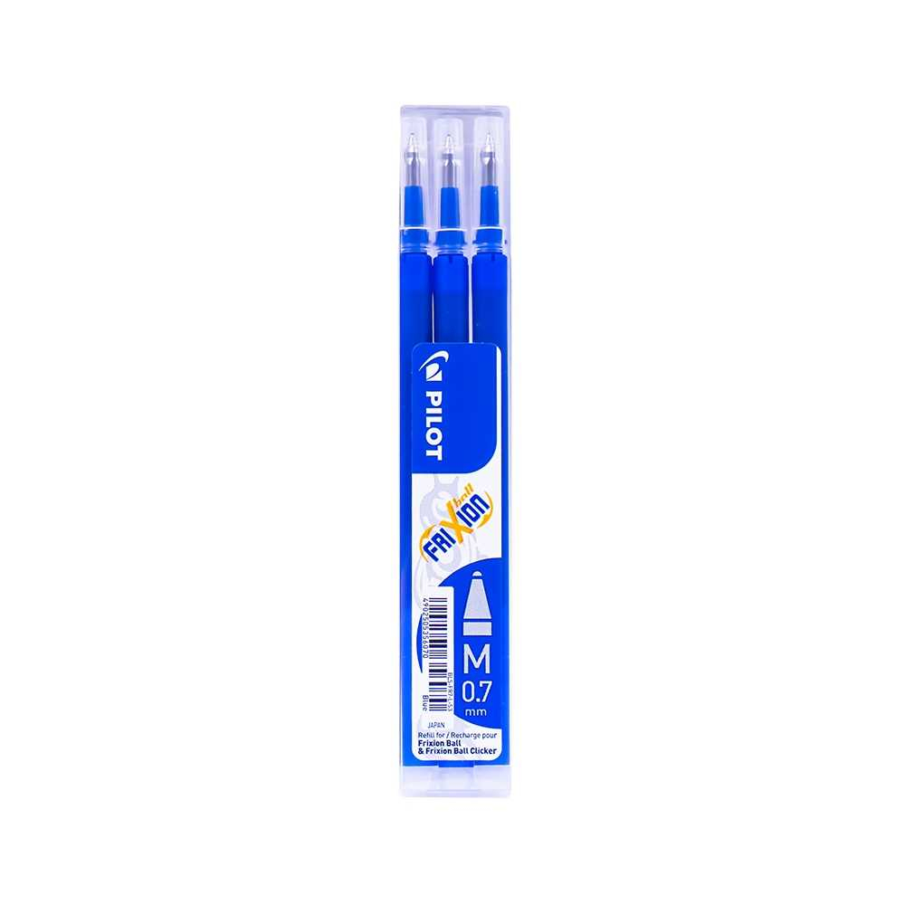 Rezerve Roller Frixion Ball 0.7 mm Albastre – Set 3 Bucăți, Pilot [2]