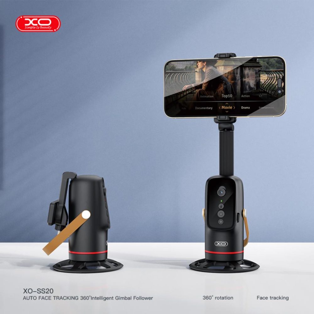 Selfie Stick Bluetooth cu Trepied, Telecomanda Wireless, Extensibil, Rotire 360°, Universal, Negru [4]