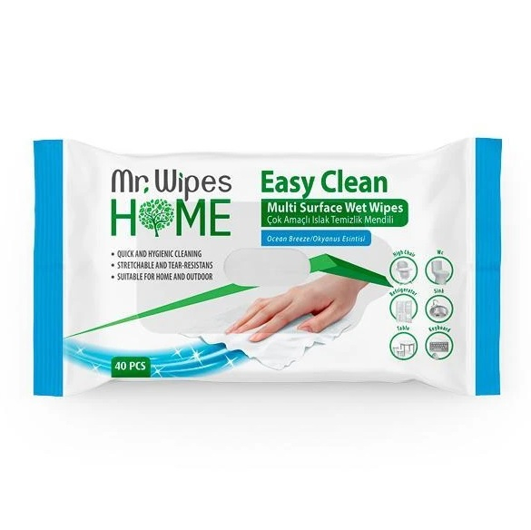 Șervețele Umede cu Aromă Ocean Breeze 40 buc,Mr. Wipes [1]