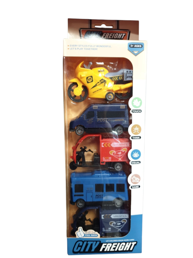 Set 5 Mașini pentru Copii – Vehicule Colorate din Plastic [1]