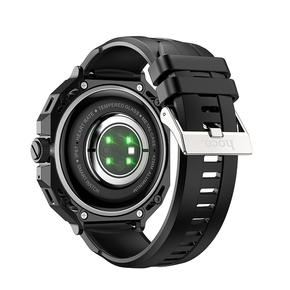Smartwatch Hoco Y14 cu Funcție de Apel, Negru [4]