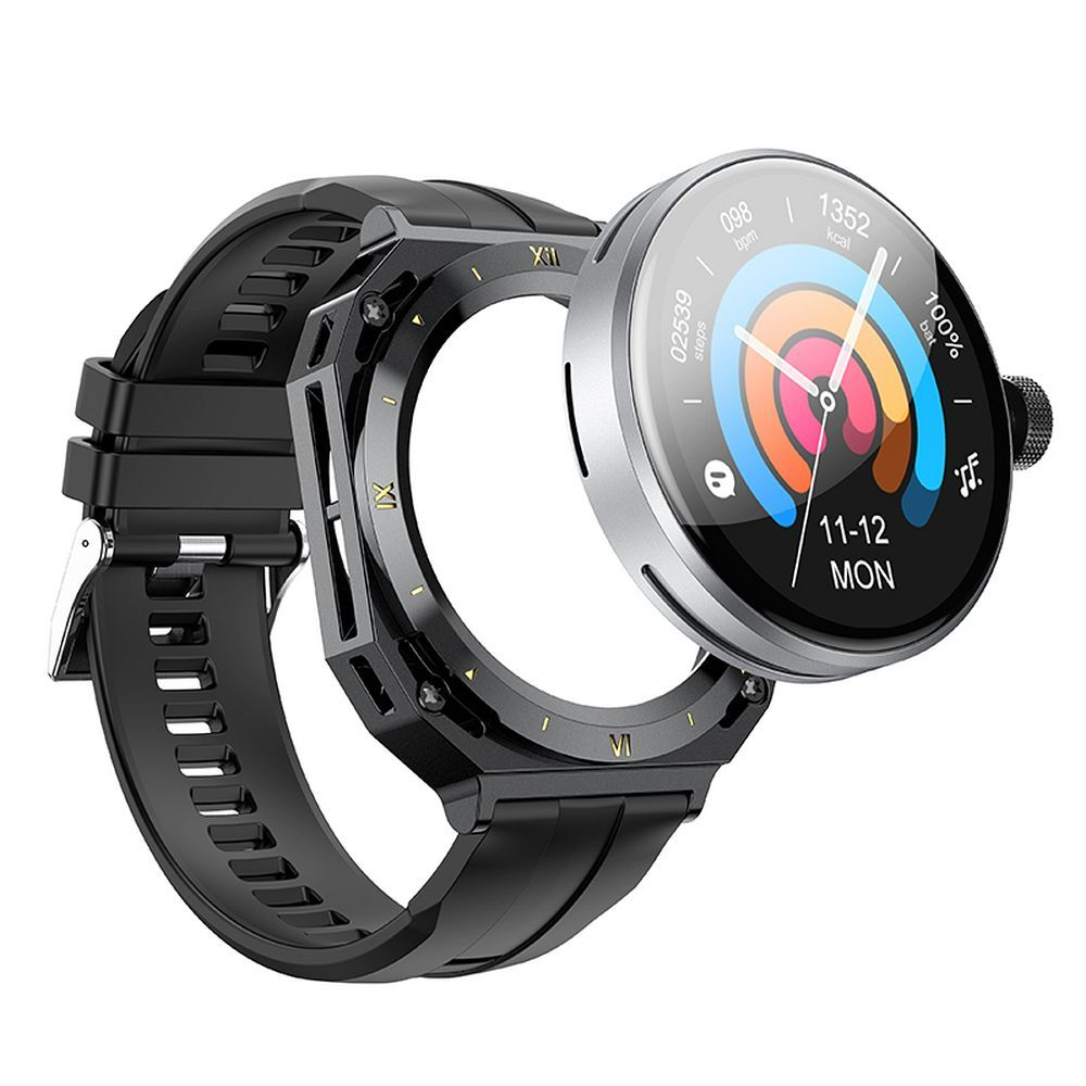 Smartwatch Hoco Y14 cu Funcție de Apel, Negru [5]