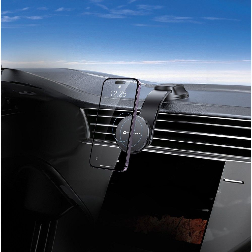 Suport auto magnetic Forcell F-Grip MagFlex – Compatibil MagSafe, pentru bord sau parbriz [3]