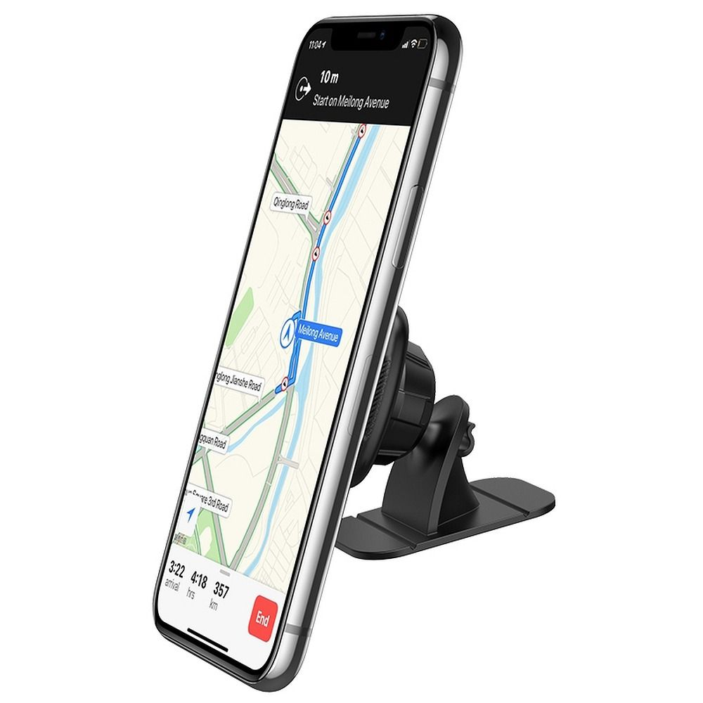Suport Auto Magnetic Hoco CA66, Negru – Montare Stabilă pe Bord pentru Telefon [4]