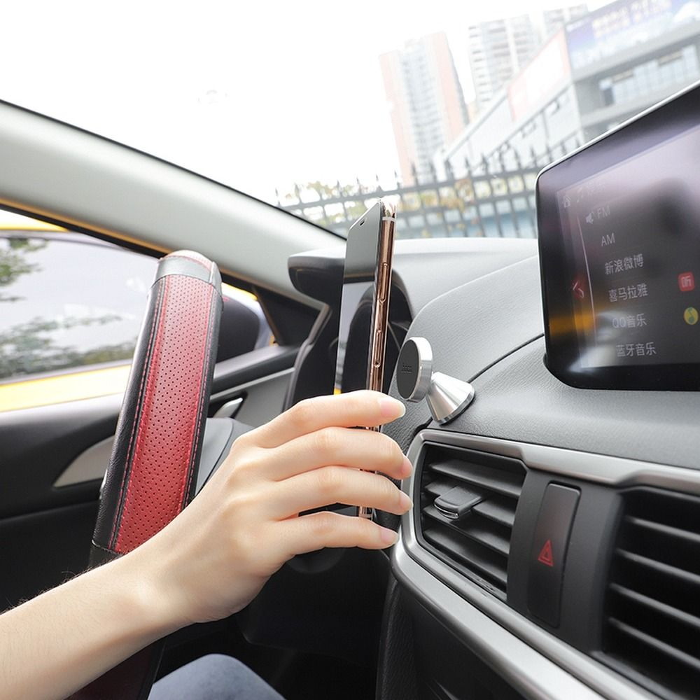 Suport Auto Magnetic Hoco pentru Consola Centrală, CA46, Argintiu [5]