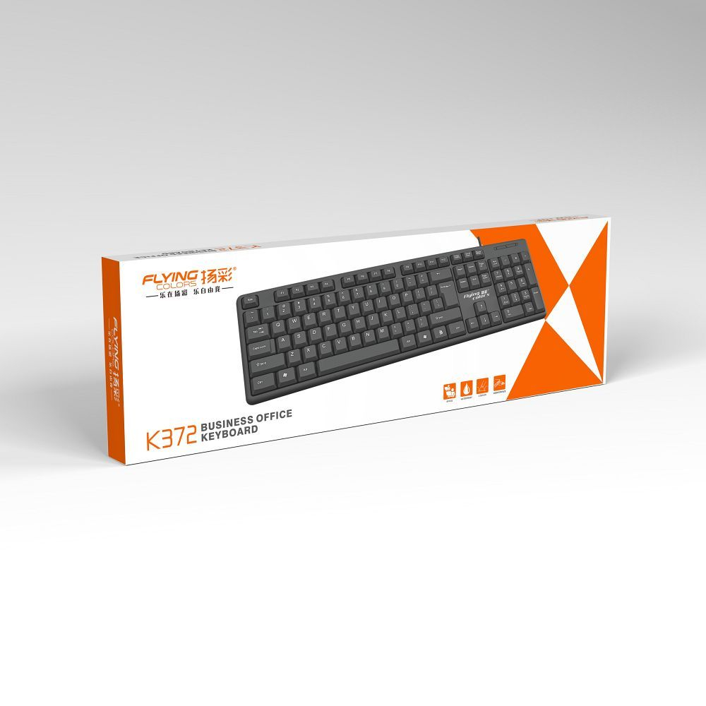 Tastatură USB HOCO K372 QWERTY Wired USB-A Black [3]