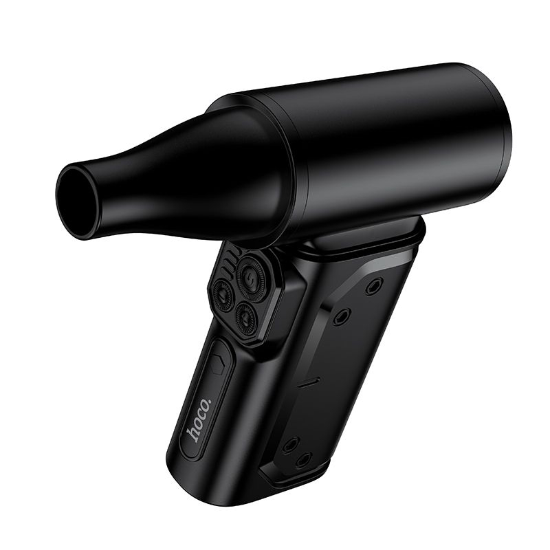 Suflantă de Aer Portabilă Hoco HX68 Turbo, 130.000 RPM, Motor Brushless, 100 Trepte, cu LED și 3 Duze [7]