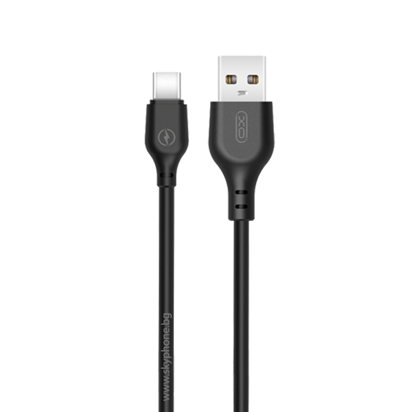XO cablu USB-A la Type-C, 2m, 2.1A, negru (model NB103) [1]